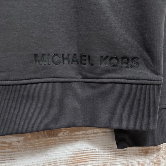 Michael Kors Charcoal Gray Pullover Hoodie in Size Large - Picture 4 of 7